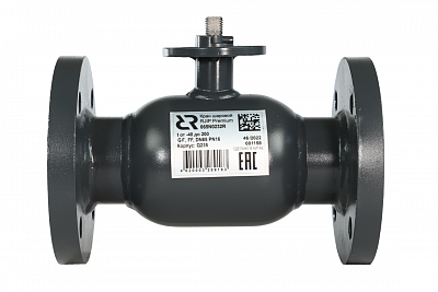 065N0242R RJIP Premium Кран шаровой FF DN100 PN16 GF (фланцевый, под привод, С/П), Ридан