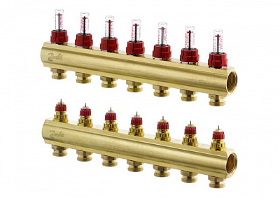 088U0527 Распределительный коллектор типа Danfoss FHF-7F