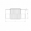 Компенсатор сильфонный КСО 150-16- 60 L 270 мм